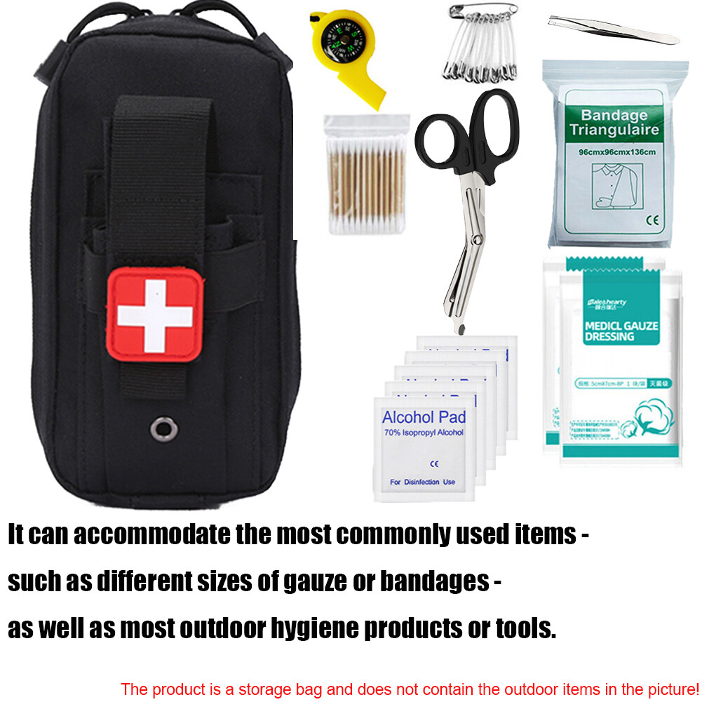 First Aid Medical IFAK Molle Small Tactical Bags Outdoor Emergency EMT Med Kits