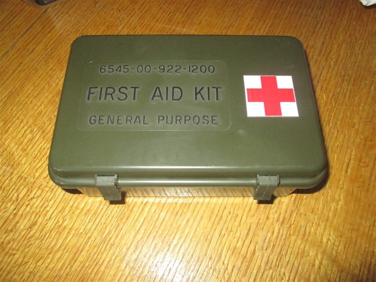 08x5x3 First Aid Kit Dry Box General Purpose Water Tight NSN 6545-00-113-3722