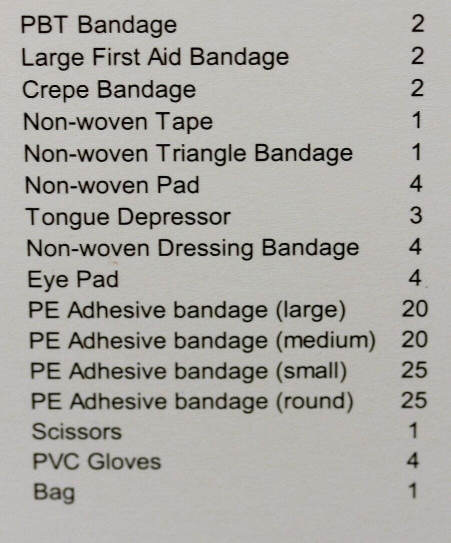 Thrive First Aid Kit 291 Pieces Great For Home Office or Vehicle