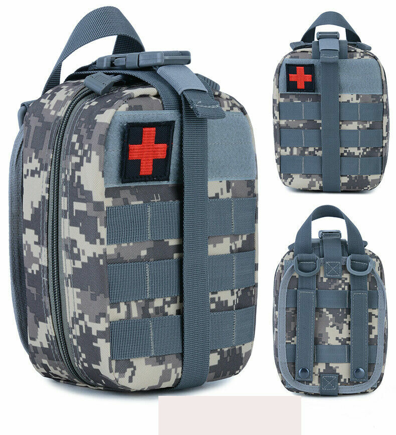 Tactical Survival Medical Kit Bag Mens Military Travel Messenger Bag Sports USA