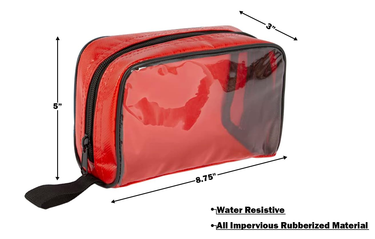Color Coded First Aid Medical Emergency Kit Bag Water Resistant Accessory Pou…