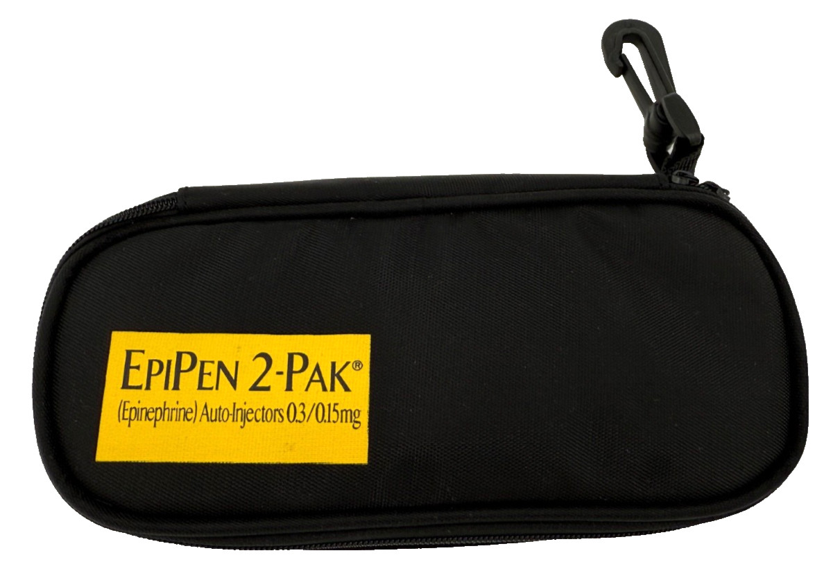 New Epipen Zipper Carry Case for 2 Pack Epipen or Auvi-Q for School Camp