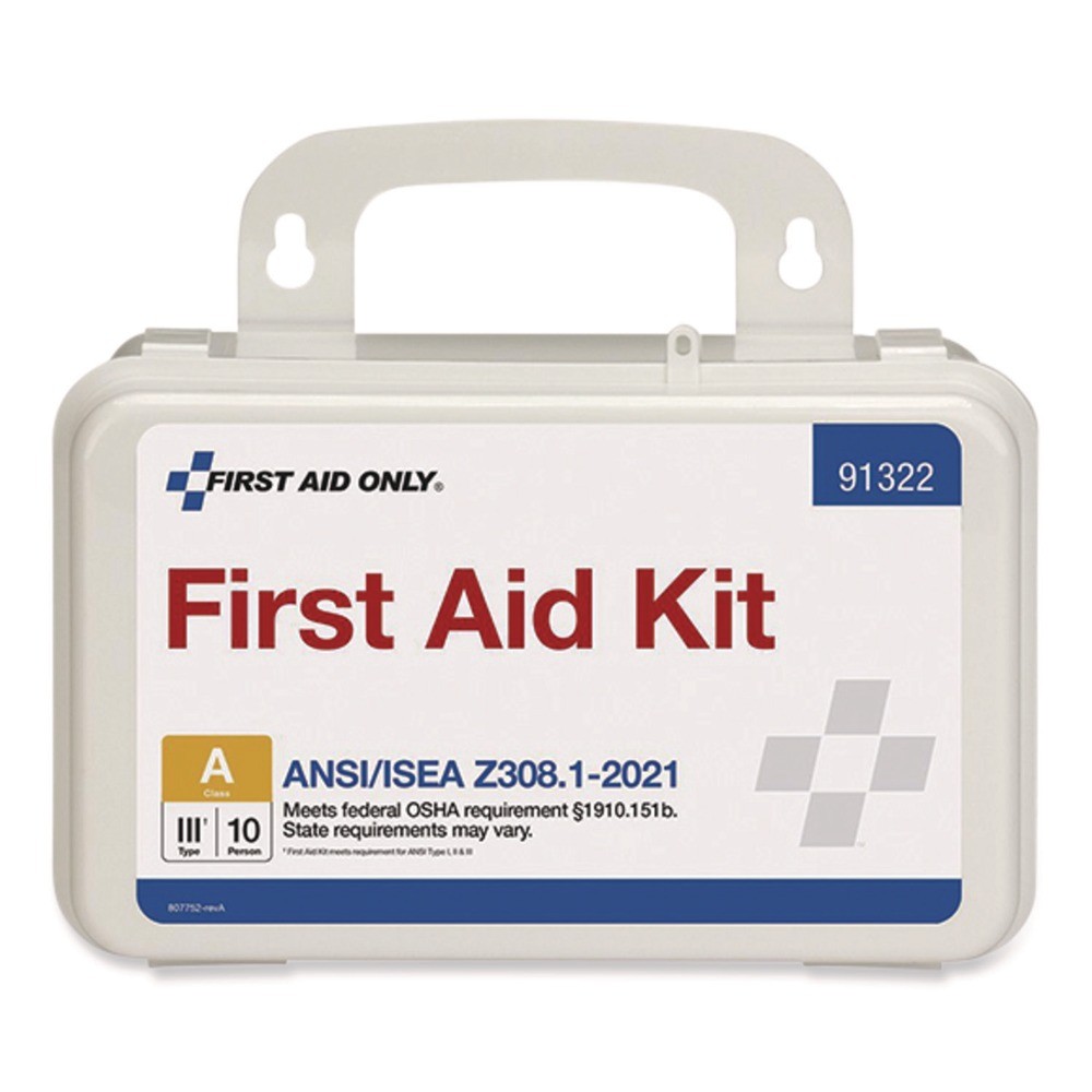 First Aid Only 91322 76-PC ANSI 2021 First Aid Kit for 10 People (1-KT) New