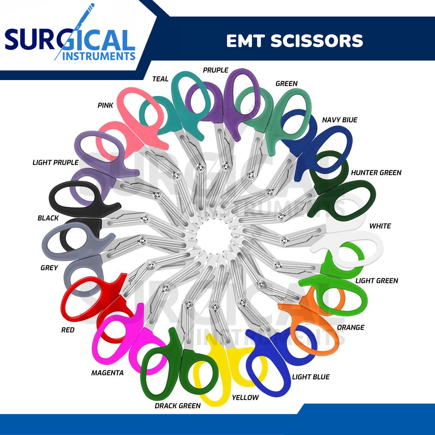 EMT Shear, Paramedic Scissors, Rescue, Trauma, First Aid, EMS, First Responder
