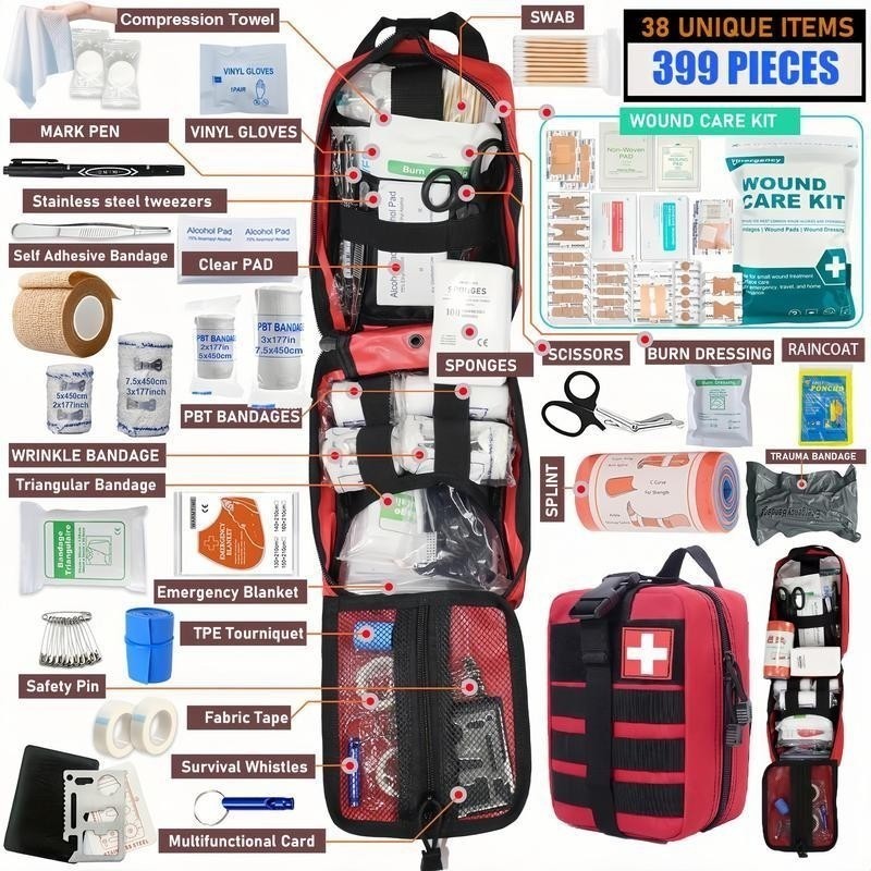 Military Tactical IFAK Trauma Bag First Aid Kit Survival Emergency Camping Medic