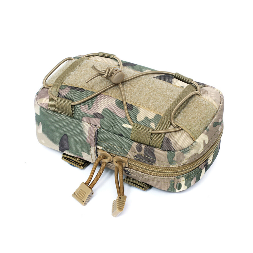 Men's Tactical Sling Shoulder Bag First Aid Kit Medical Pouch for Camping Hiking