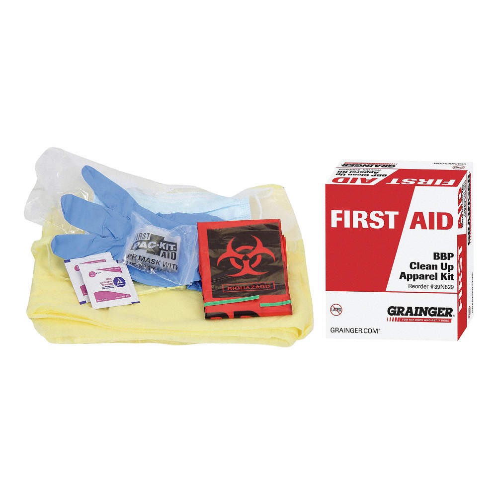 GRAINGER APPROVED 54587 Kit,Bloodborne Pathogen,Small 39N829