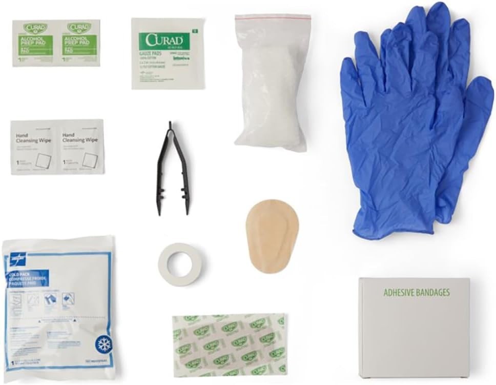 Complete 175-Piece First Aid Kit in Portable Case – Essential Emergency Supplies