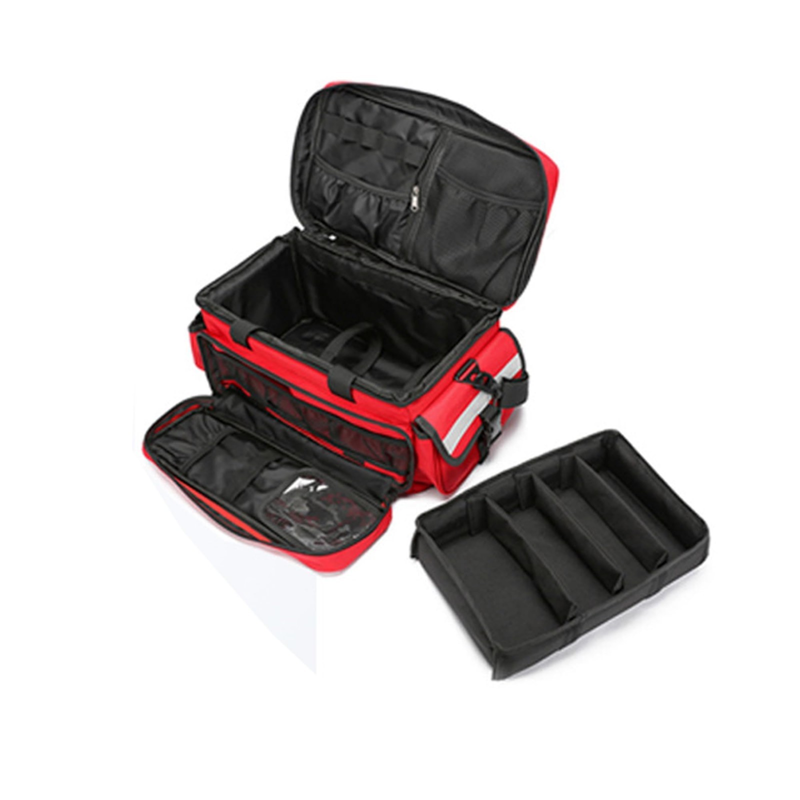 Emergency Medical Bag Organizer, First Aid & Trauma Bag with Detachable Dividers