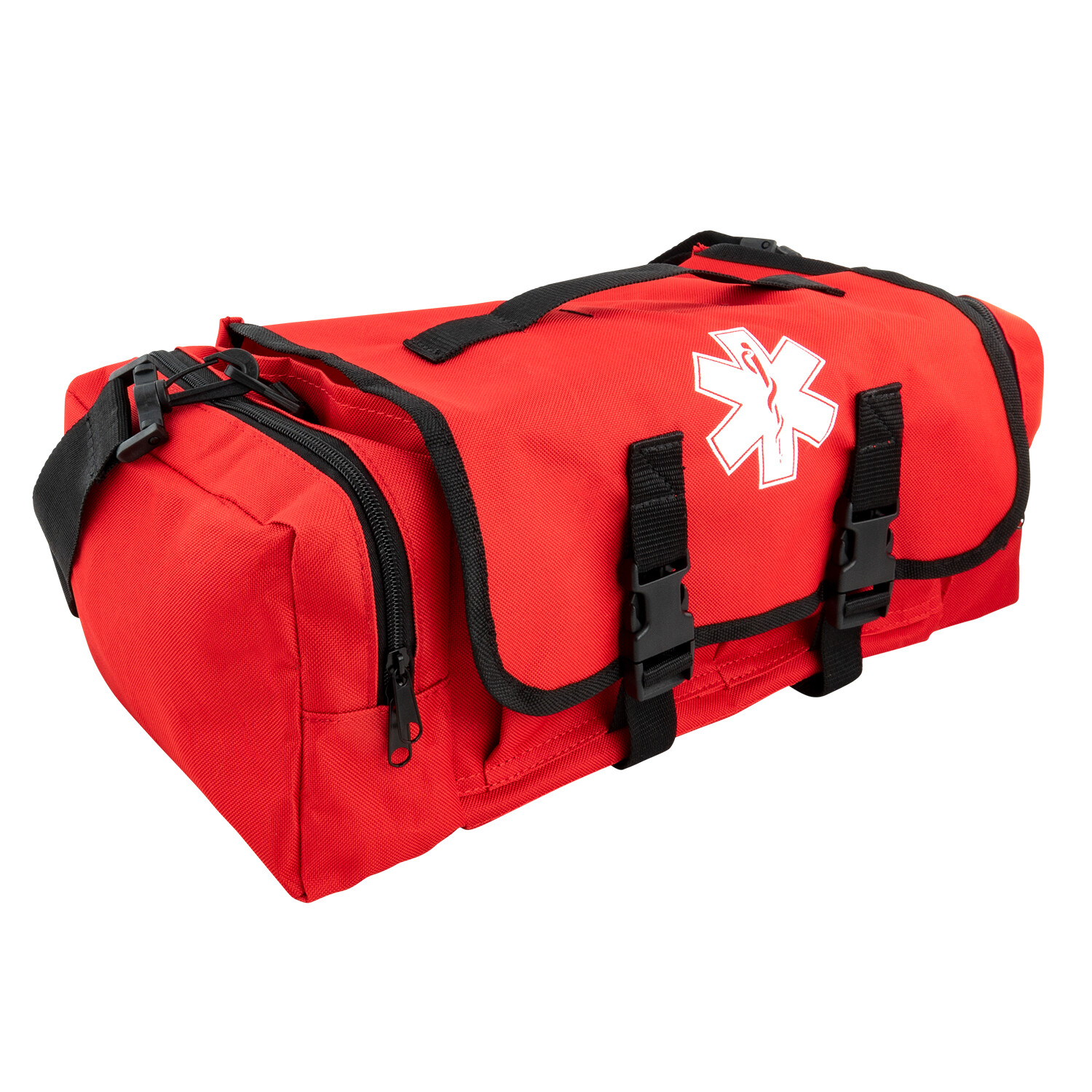 LINE2design First Aid Bag – Medical Supplies Trauma First Responder Bag – Red