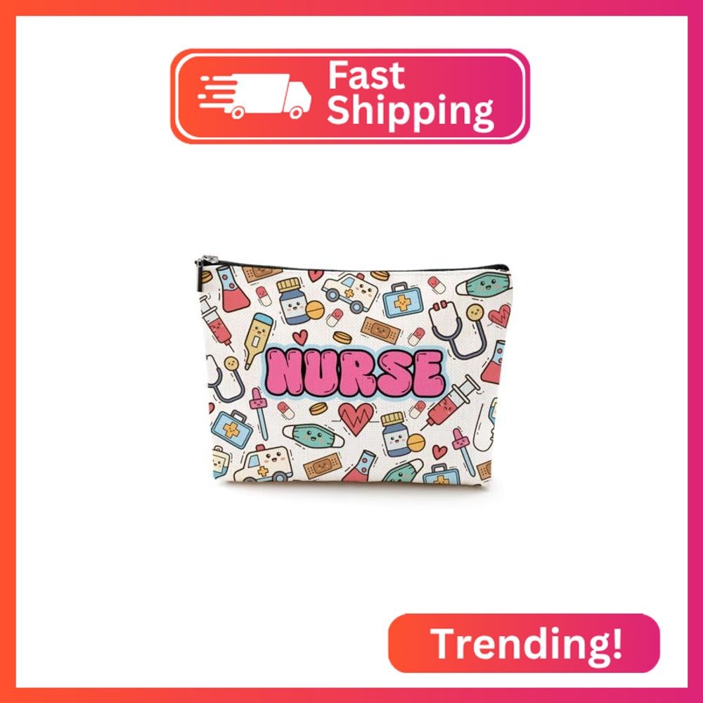 Nurse Cosmetic Bag Nurse Gifts Nurse Appreciation Makeup Bag Nurse Graduation Gi