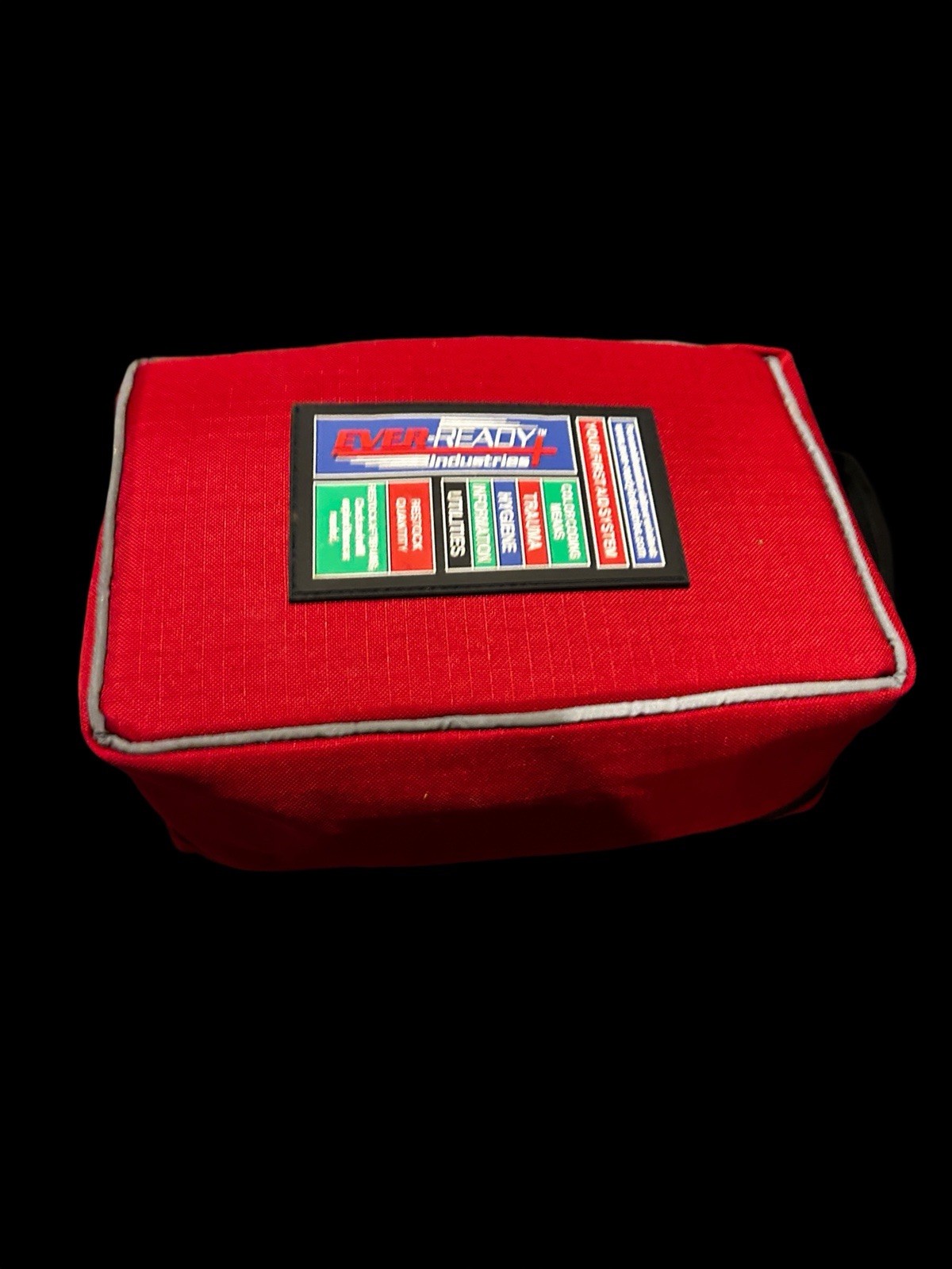 Ever Ready Industries Red First Aid Set Zip Pouch w/ Bandages, Pads, Ointment