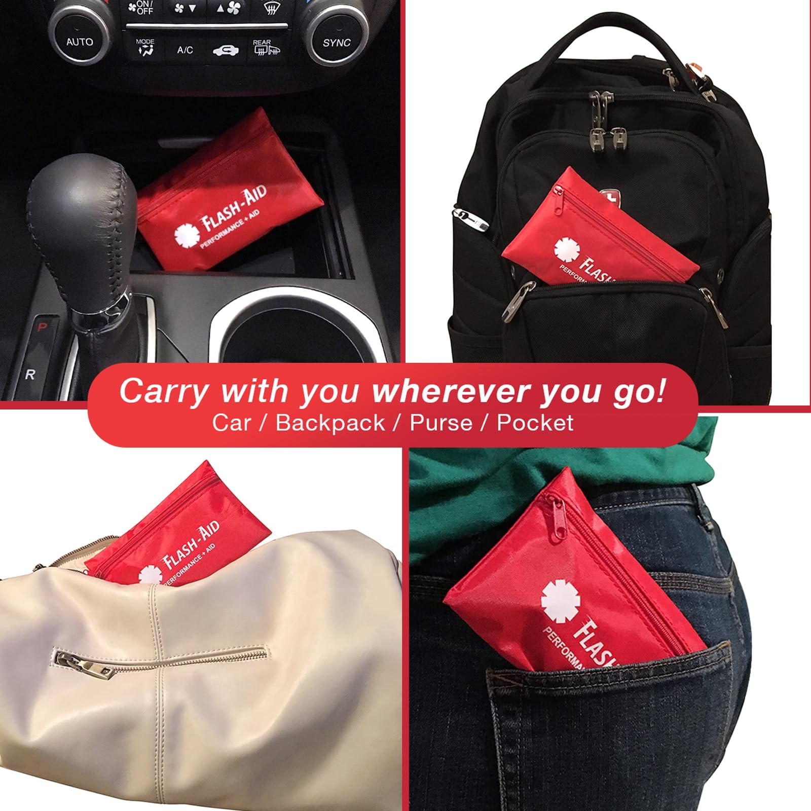 Mini First Aid Kits – 12Pack Bulk Travel Emergency Kits in Reusable Pouches –…