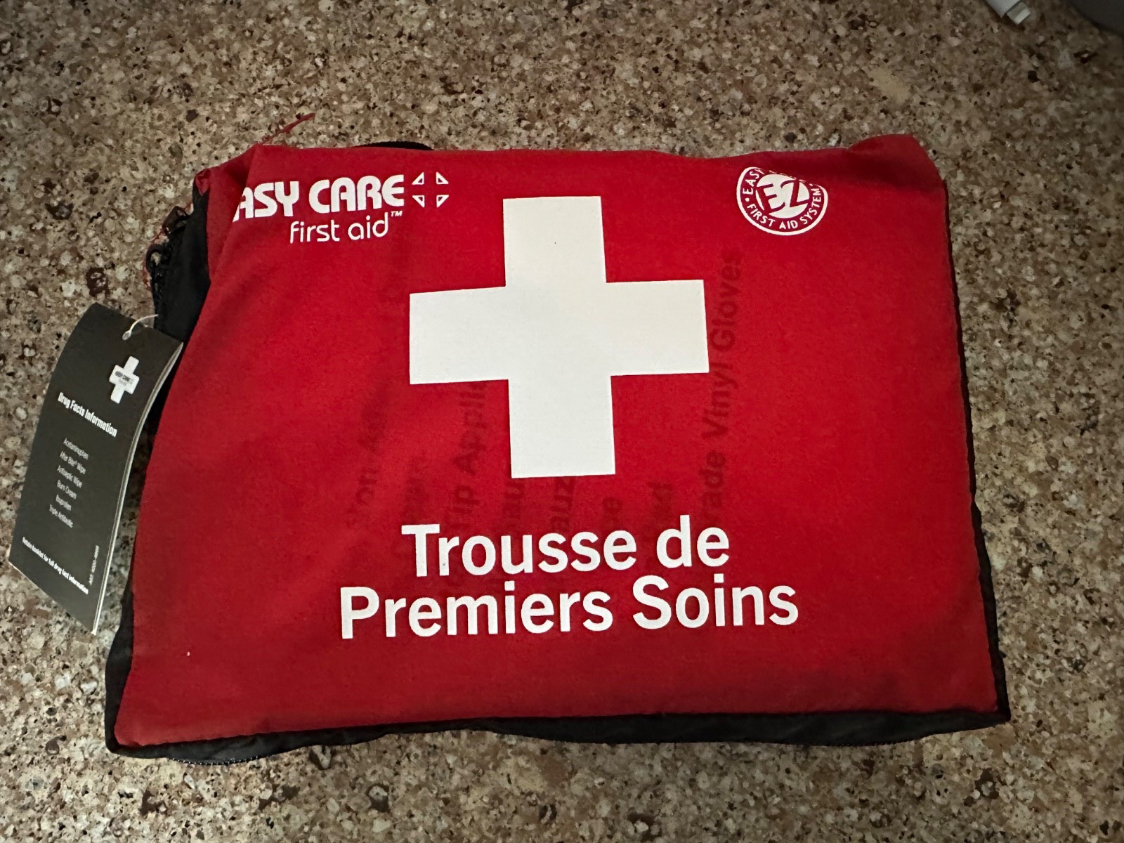 Easy Care Complete First Aid Kit 200 Piece Red Pouch Case – Brand New
