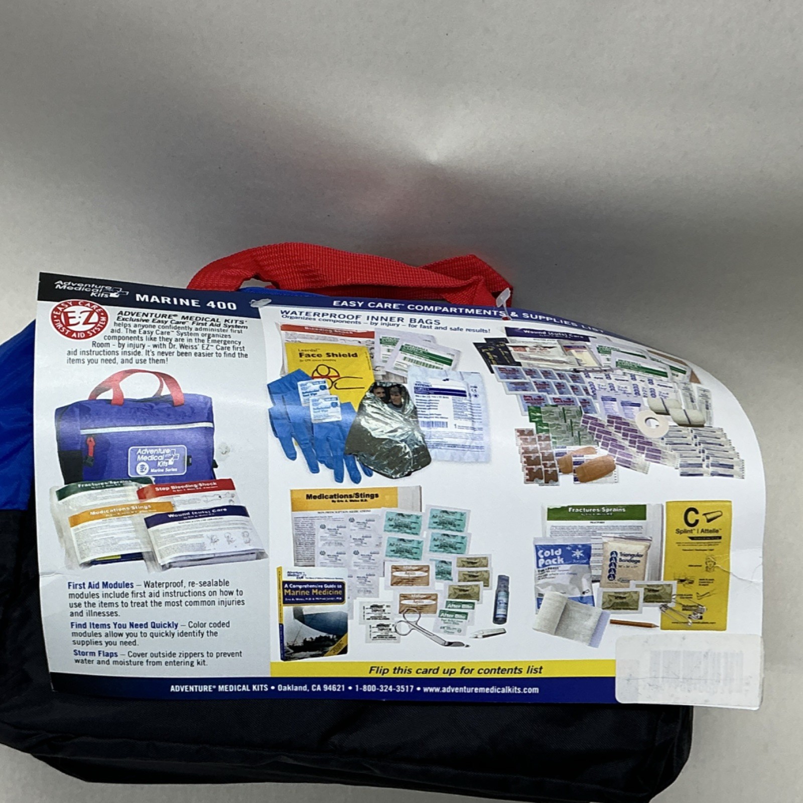 Adventure Medical Kits Marine Series 400 Waterproof Portable First Aid Set