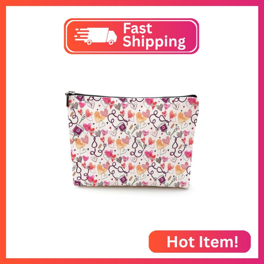 Nurse Cosmetic Bag Nurse Gifts Appreciation Birthday Makeup Bag RN Gifts Nursing