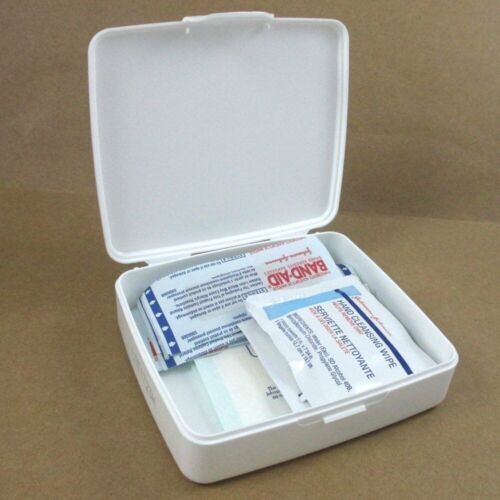 Johnson & Johnson Red Cross First Aid To Go Kit w/ 12 Items 1 Kit Plastic Case