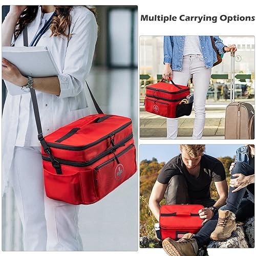 Travel Medicine Bag Organizer, Medical Bag – KEEP PILLS & FIRST AID SUPPLIES