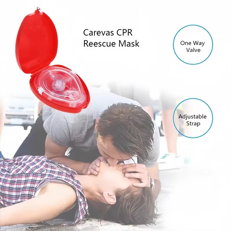 1Pcs Medical CPR Rescue Mask Adult Child Pocket Resuscitator Outdoor First Aid C