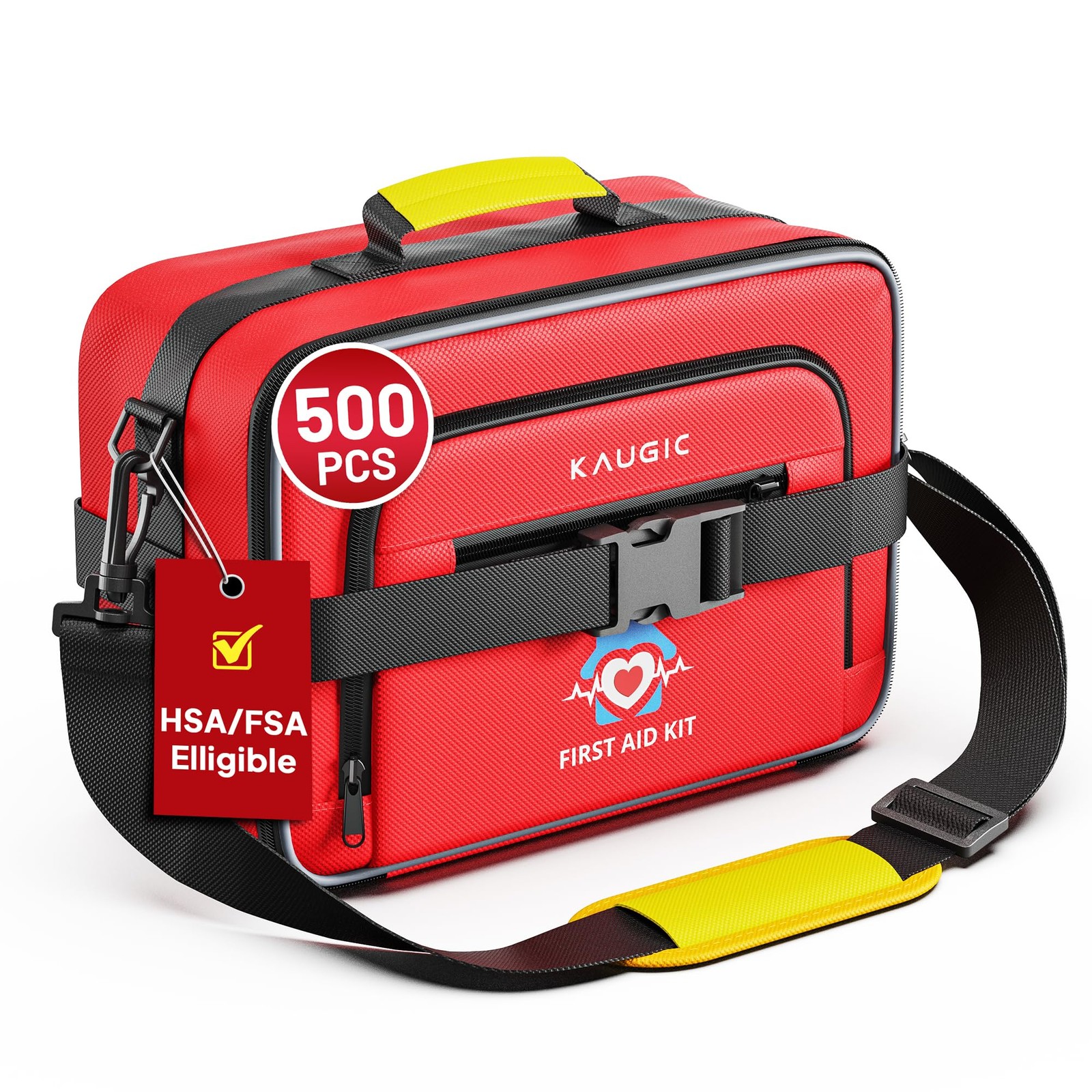 500 PCS First Aid Kit – Emergency Supplies for Home, Car, Travel, Camping