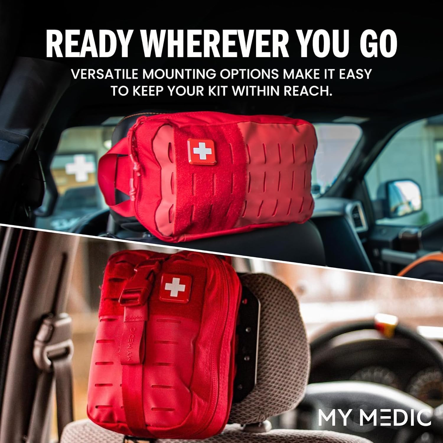 Myfak Standard IFAK First Aid Kit & Medic Kit – HSA FSA Items – Built in USA – M