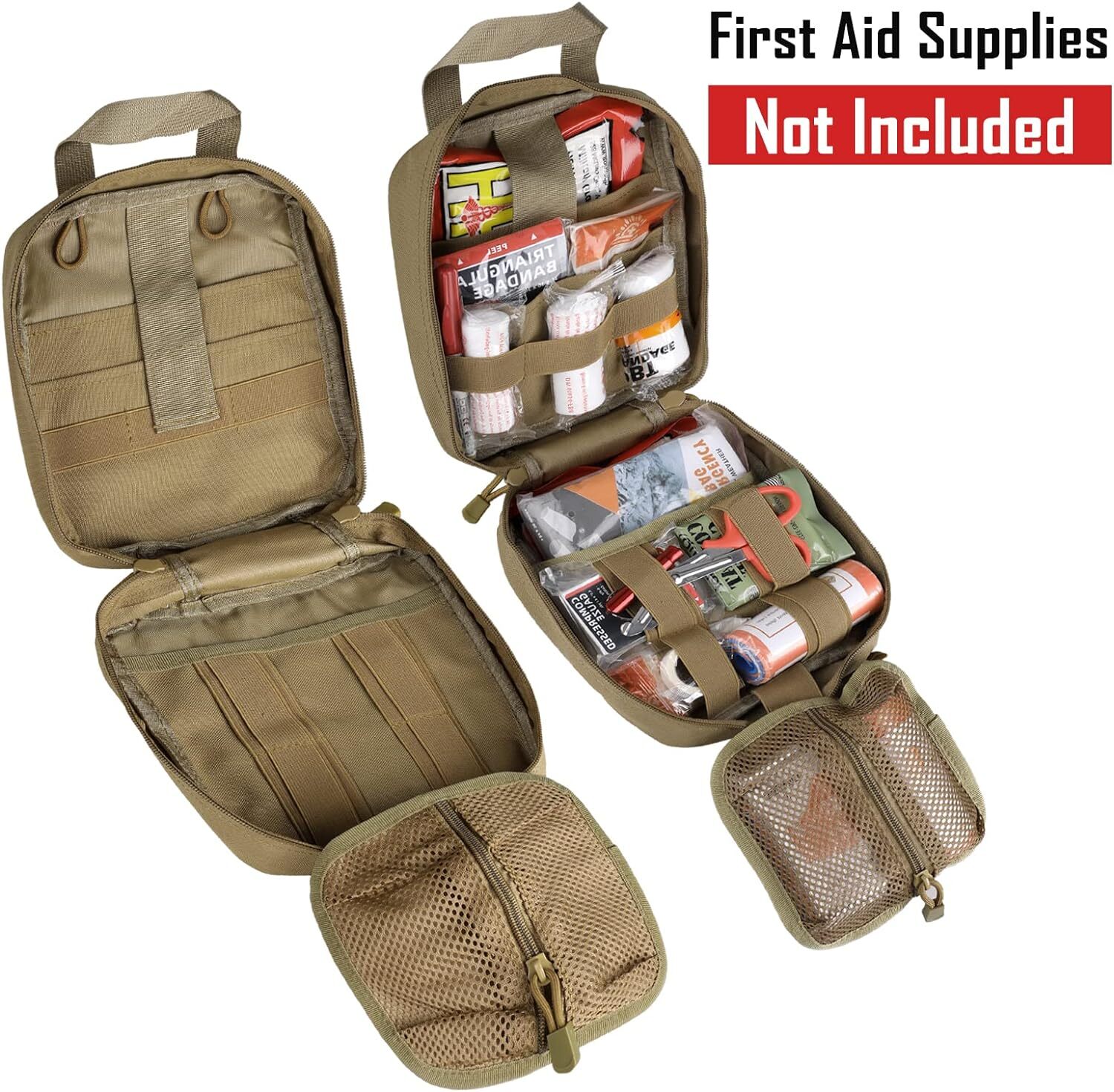 Tactical First Aid Pouch Rip Away Military Tear Away Medical Utility Pouch Bag
