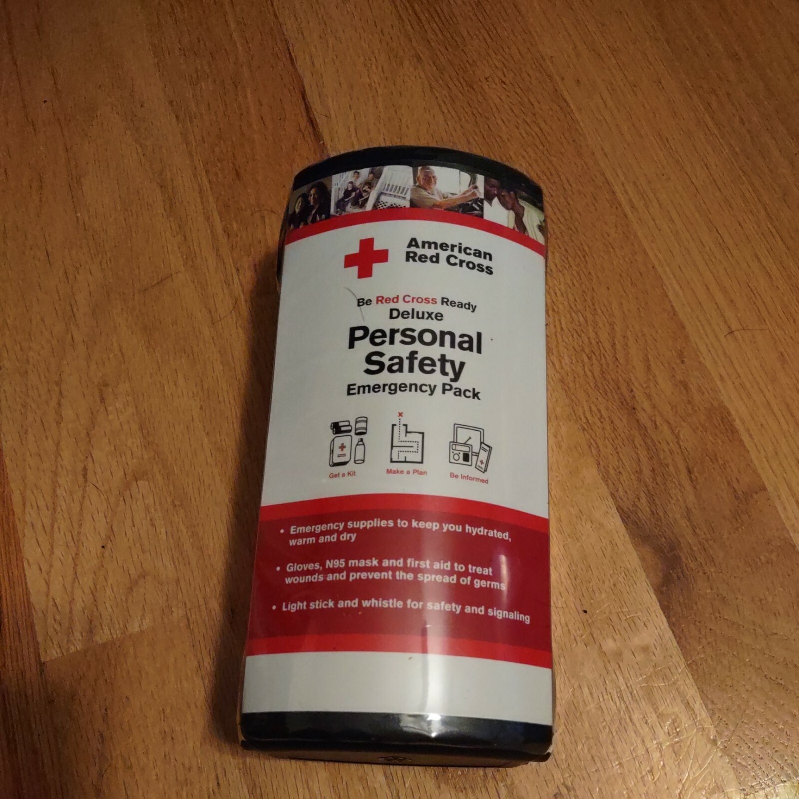 BRAND NEW AMERICAN RED CROSS DELUXE PERSONAL SAFETY EMERGENCY PACK #RC-613
