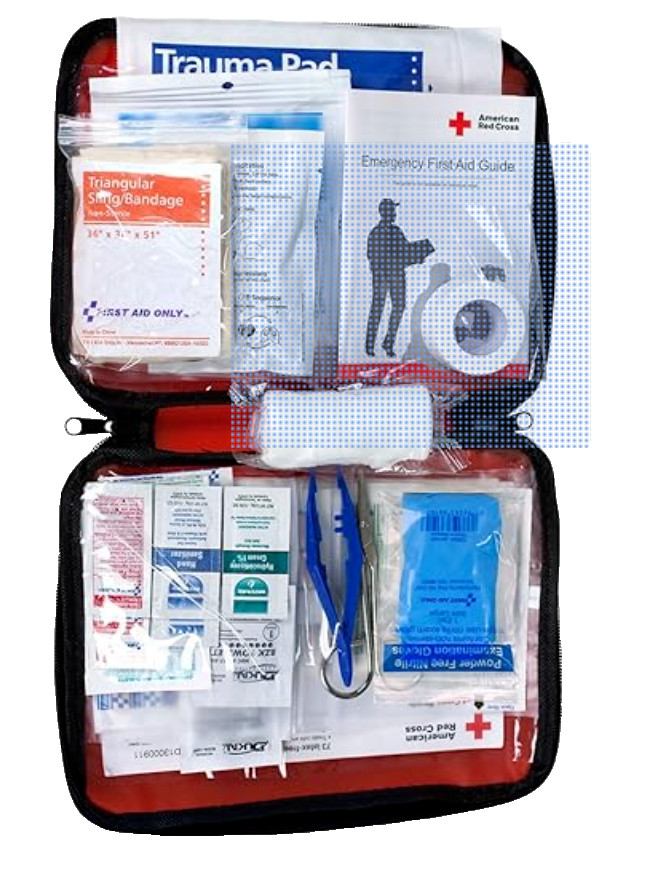 NWOT Be Red Cross Ready First Aid Kit, 73 Latex-Free Pieces, Home,Sports,Outdoor
