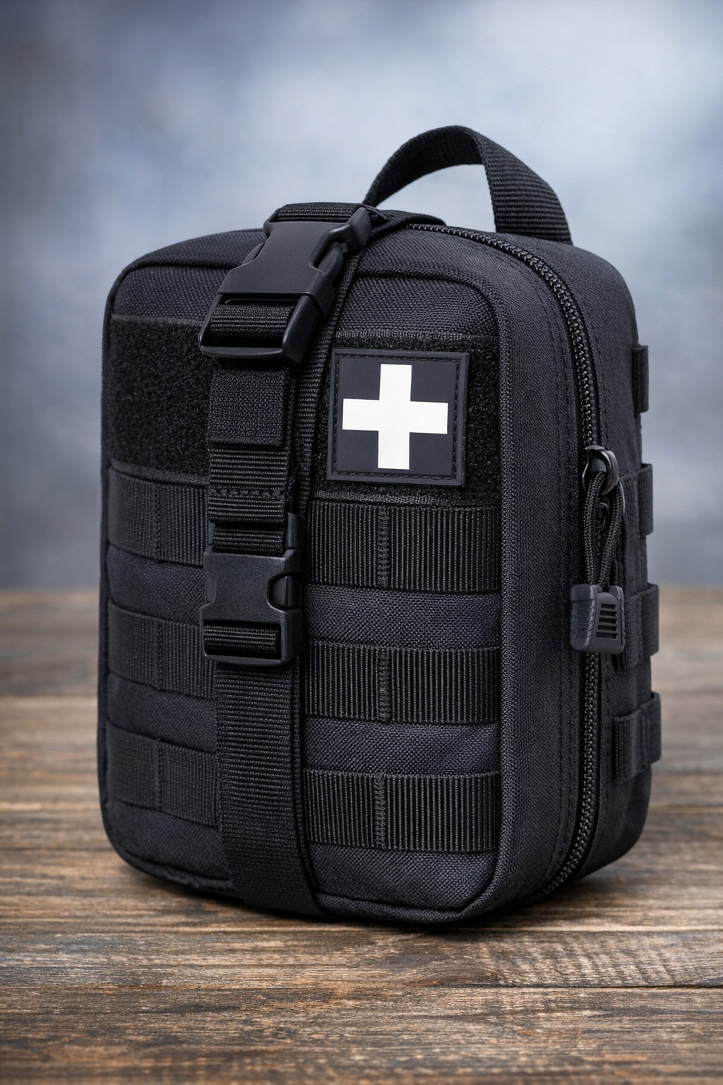 Sturdy Nylon Tactical Medical Pouch, Rip-Away EMT First Aid Pouch (Bag Only)