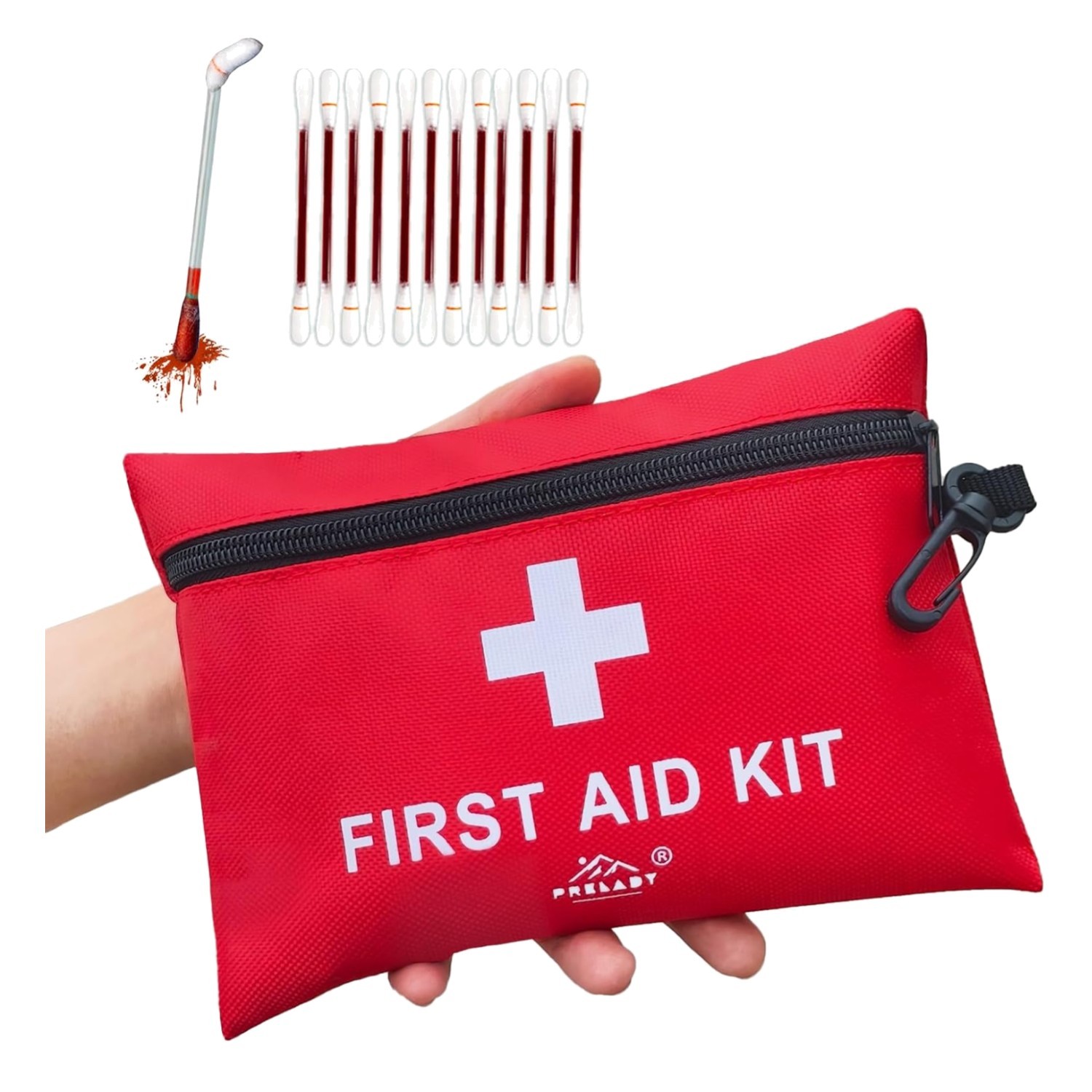 152 Piece Small First Aid Kit, Travel Size First Aid Kit TSA Approved, Mini F…