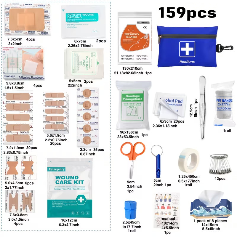 Trauma First Aid Kit Military IFAK EMT Survival Emergency Kit Bandages Band Aids