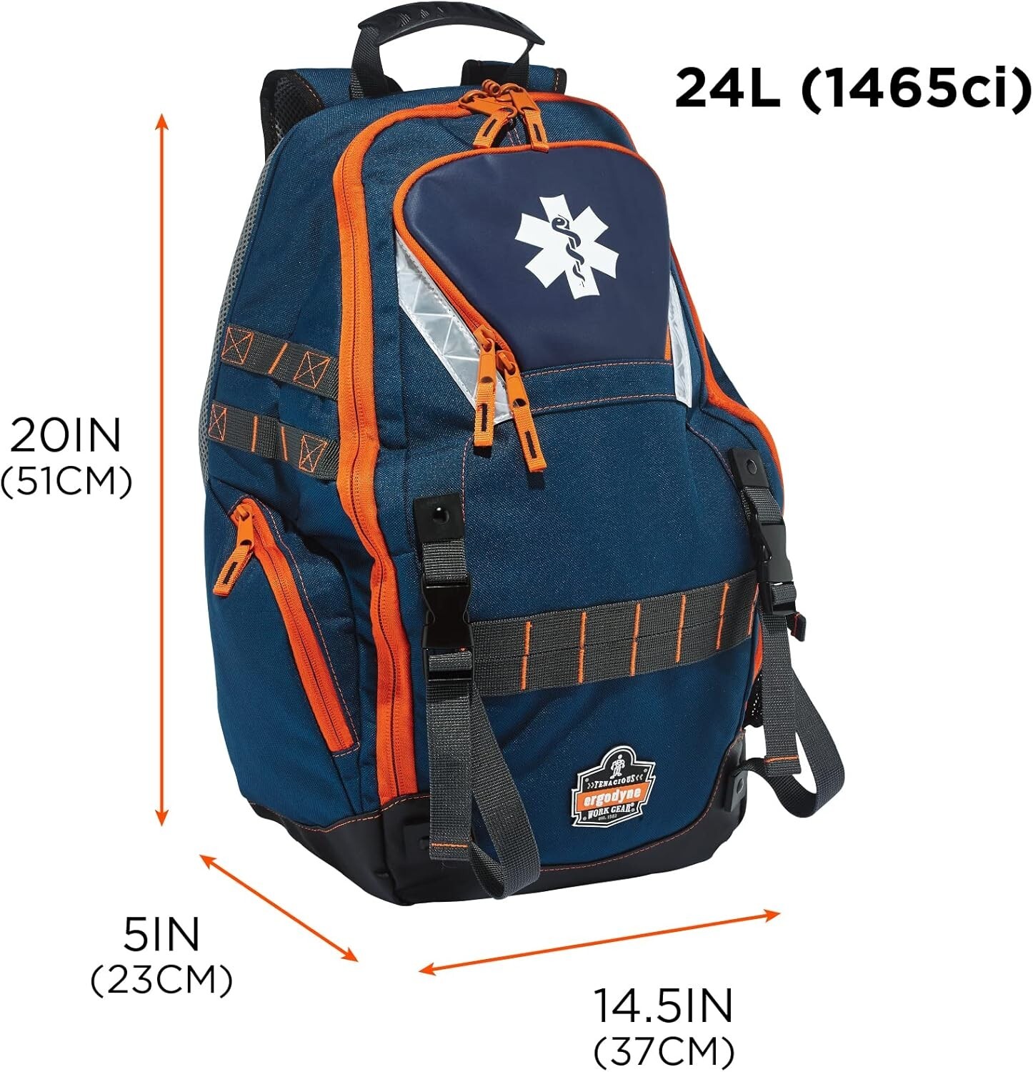Premium 600D Polyester Trauma Backpack – Ideal for EMS, Police & Fire Teams