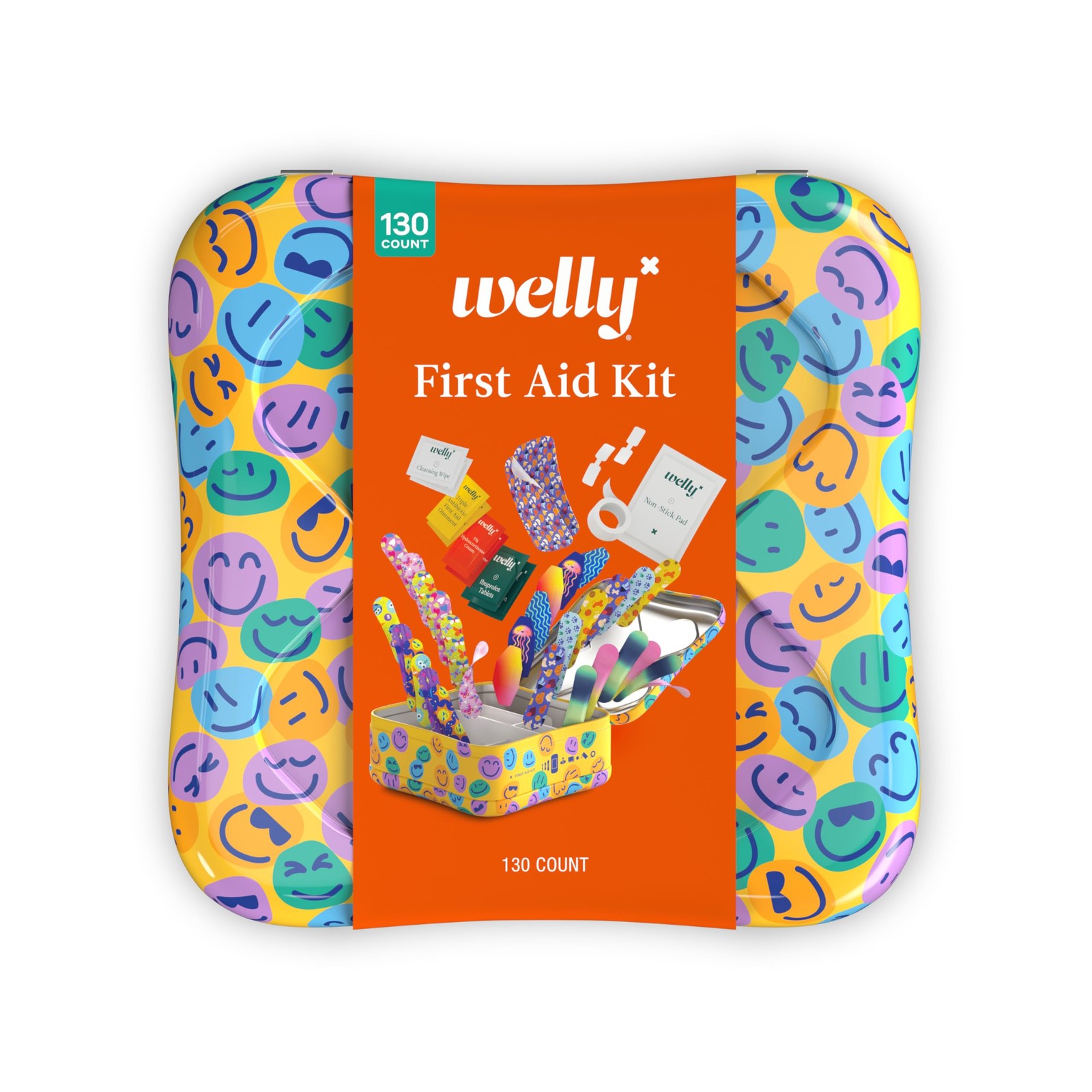 First Aid Kit – Adhesive Flexible Fabric and Waterproof Bandages, Tape and No…