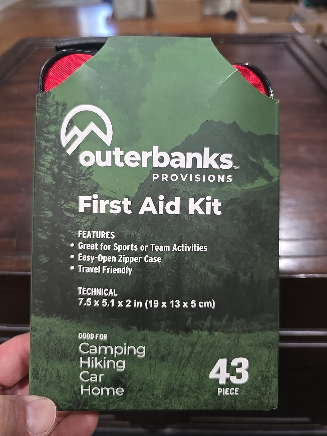 Outerbanks Provisions 43 Piece First Aid Kit In Zip Up Pouch Camping/hiking/car