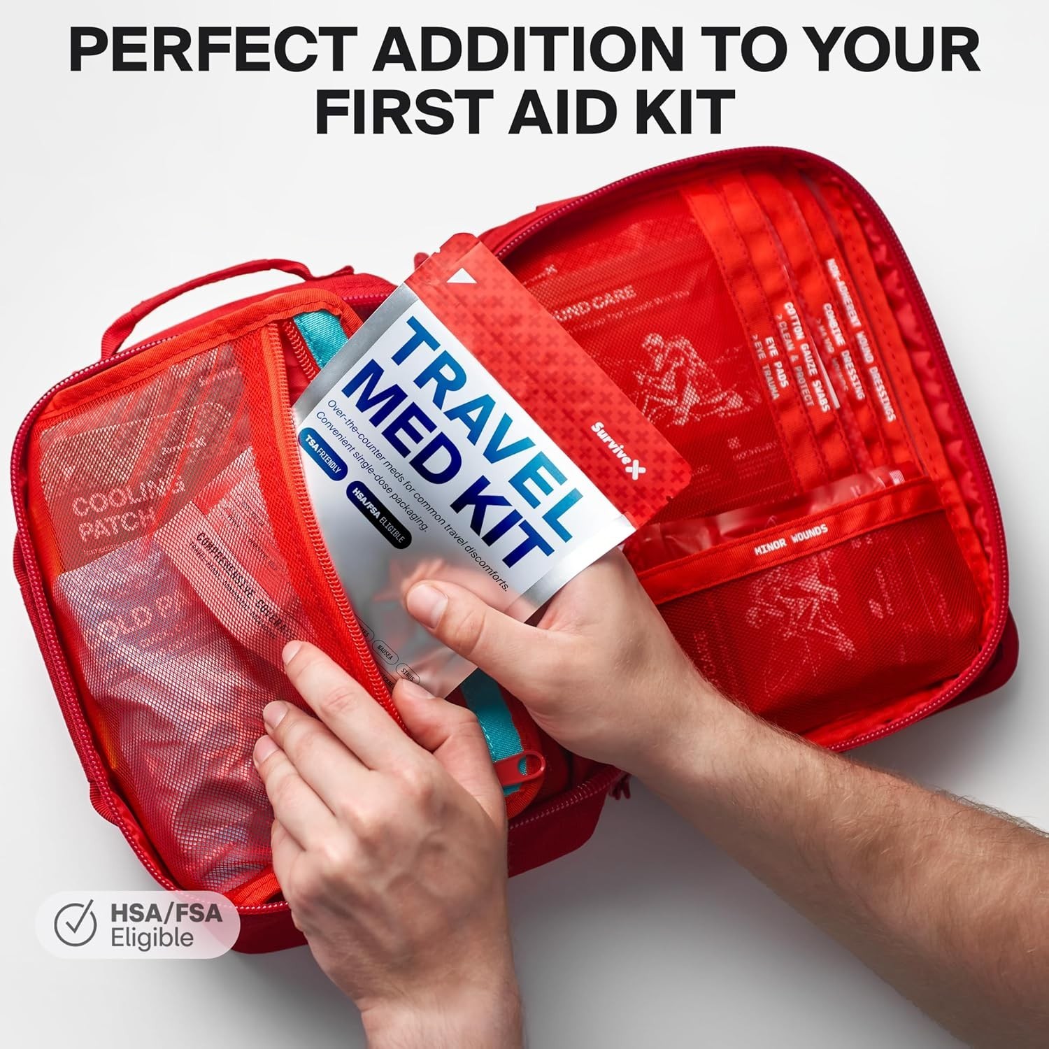 – Compact TSA-Approved Medication Pack for Travel, Camping, Cruises – Include…