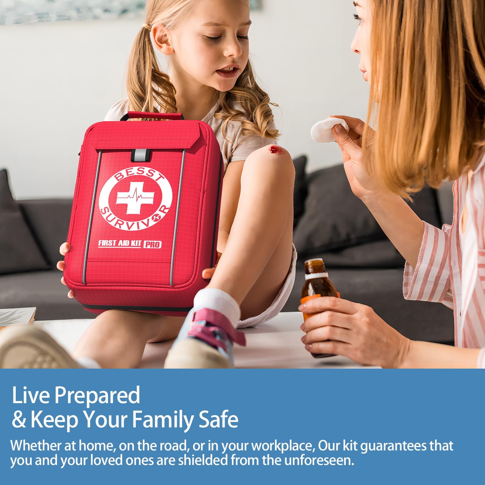 First Aid Kit – Emergencies 265 Piece Emergency Necessities Kits- First Aid Kit