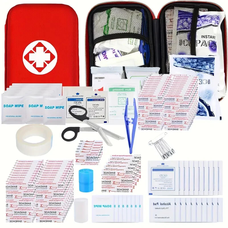 Emergency First Aid Kit for Home, Travel and Outdoor Activities – 265 pieces