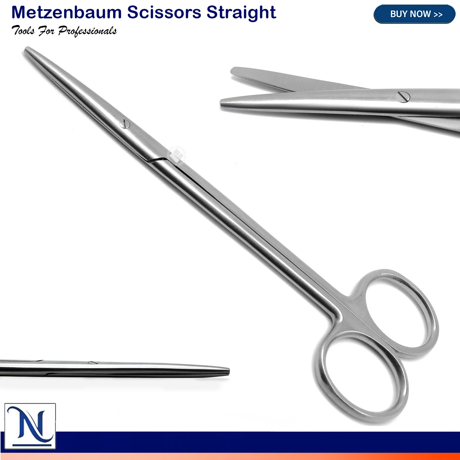 Metzenbaum Dissecting Scissors Curved Tissue Scissor General Veterinary Surgical