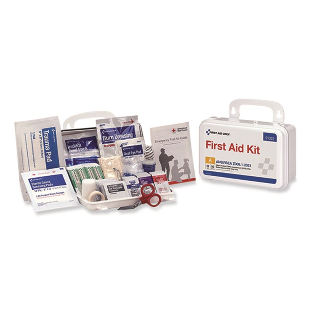 First Aid Only 91322 76-PC ANSI 2021 First Aid Kit for 10 People (1-KT) New