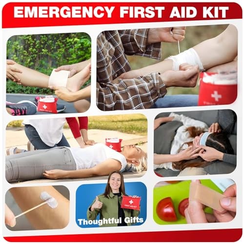 First Aid Kit for Home Car Travel 107 Piece Emergency Kits for Hiking 107 pcs