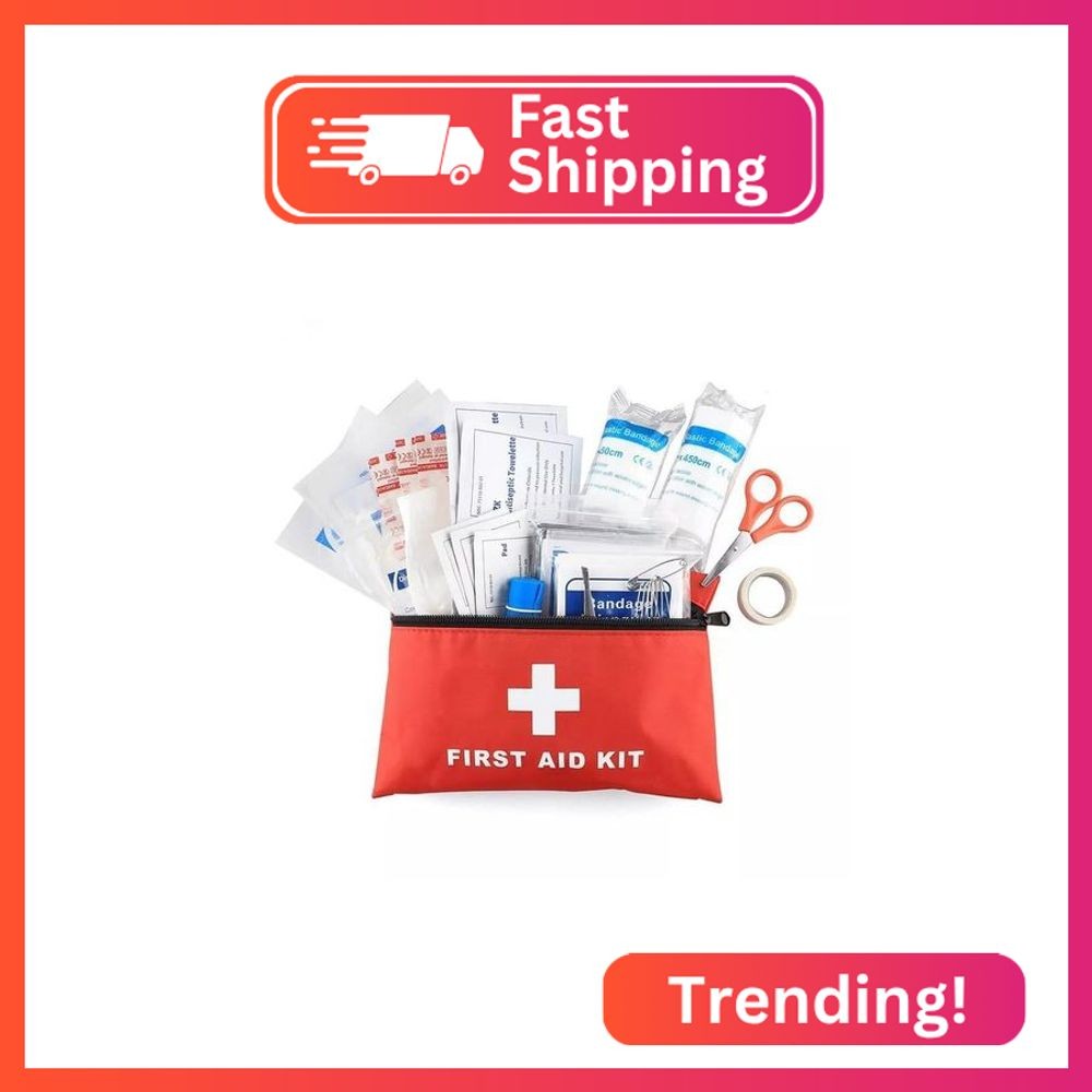 Rattygan Style Travel Survival First Aid Emergency Kit – 95 Pieces – Compact & L