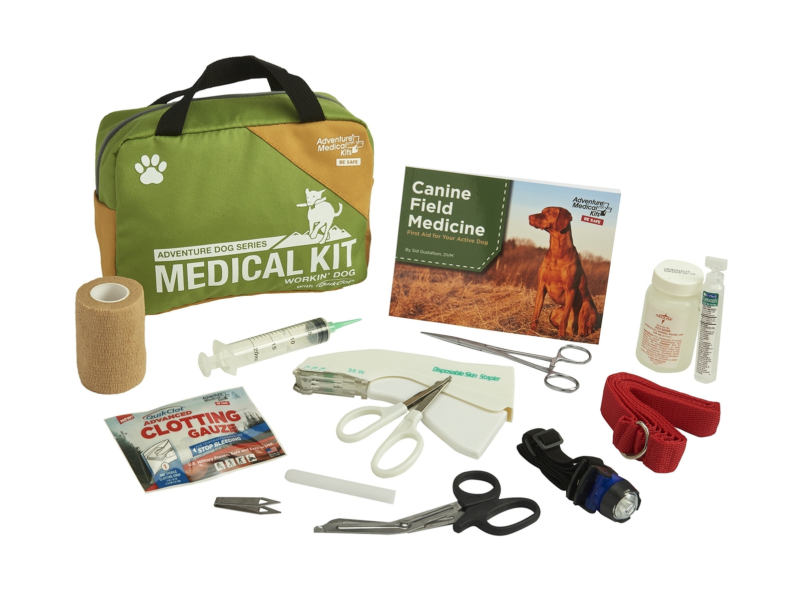 Adventure Medical Kits Workin' Dog Canine First Aid Kit with QuikClot