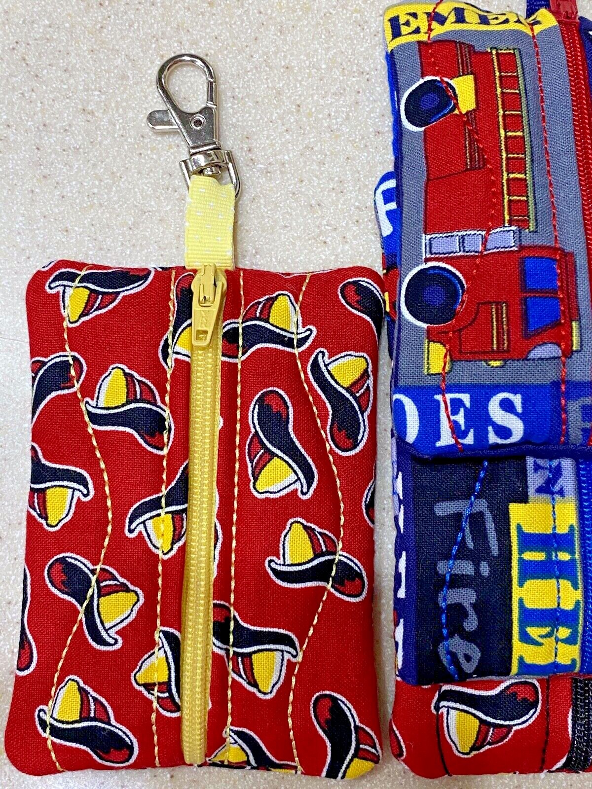 Clip on Pouch Case Holder Auvi-Q Inhaler Gift Card Money Identification Fireman