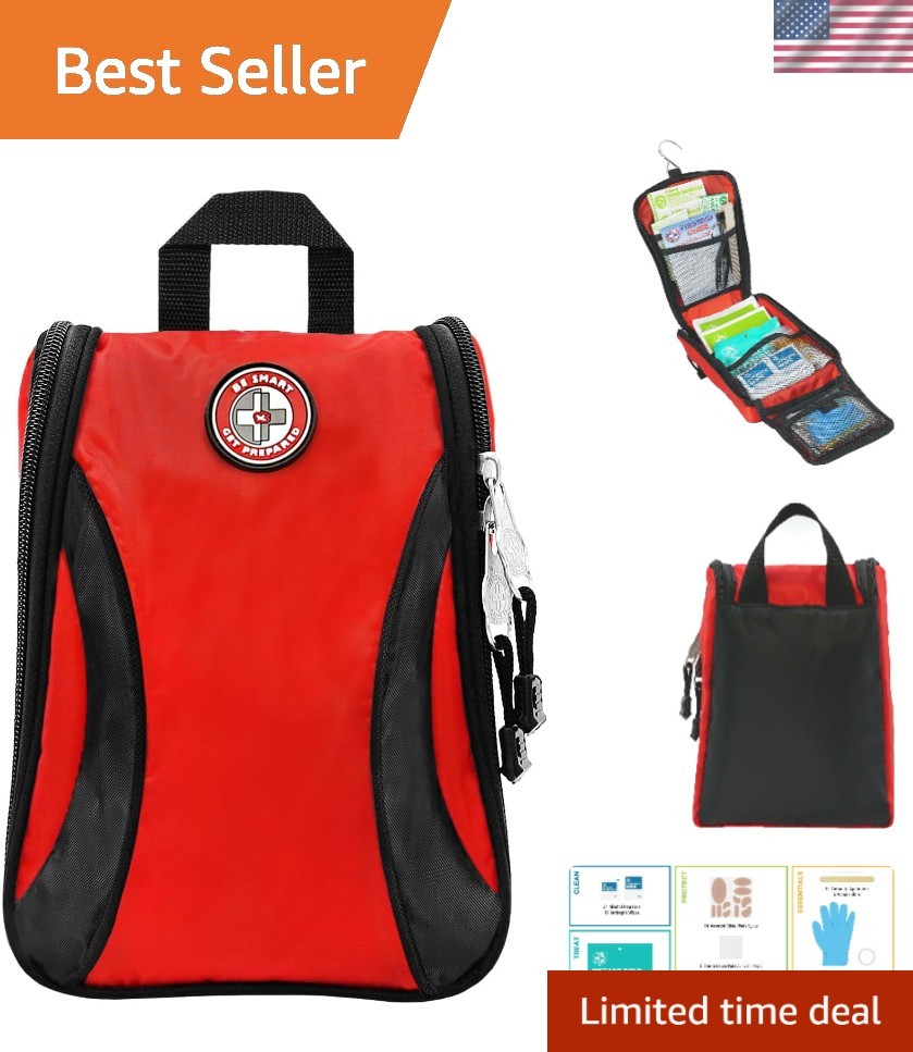 All-in-One 330-Piece First Aid Kit: Perfect for Home, Travel, and Emergencies