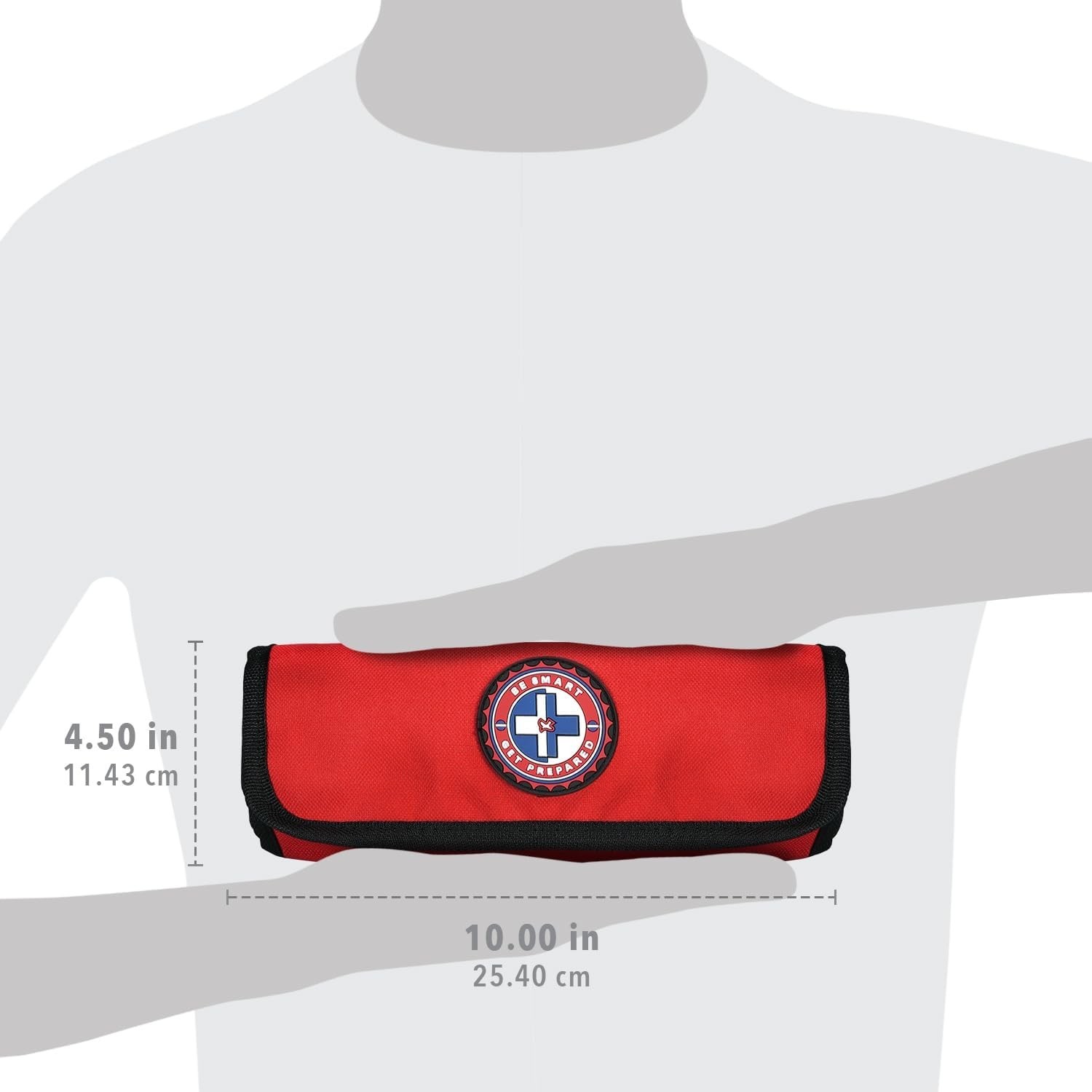 73-Piece Sports First Aid Kit in Portable Roll-Up Bag – Ensure Athlete Safety