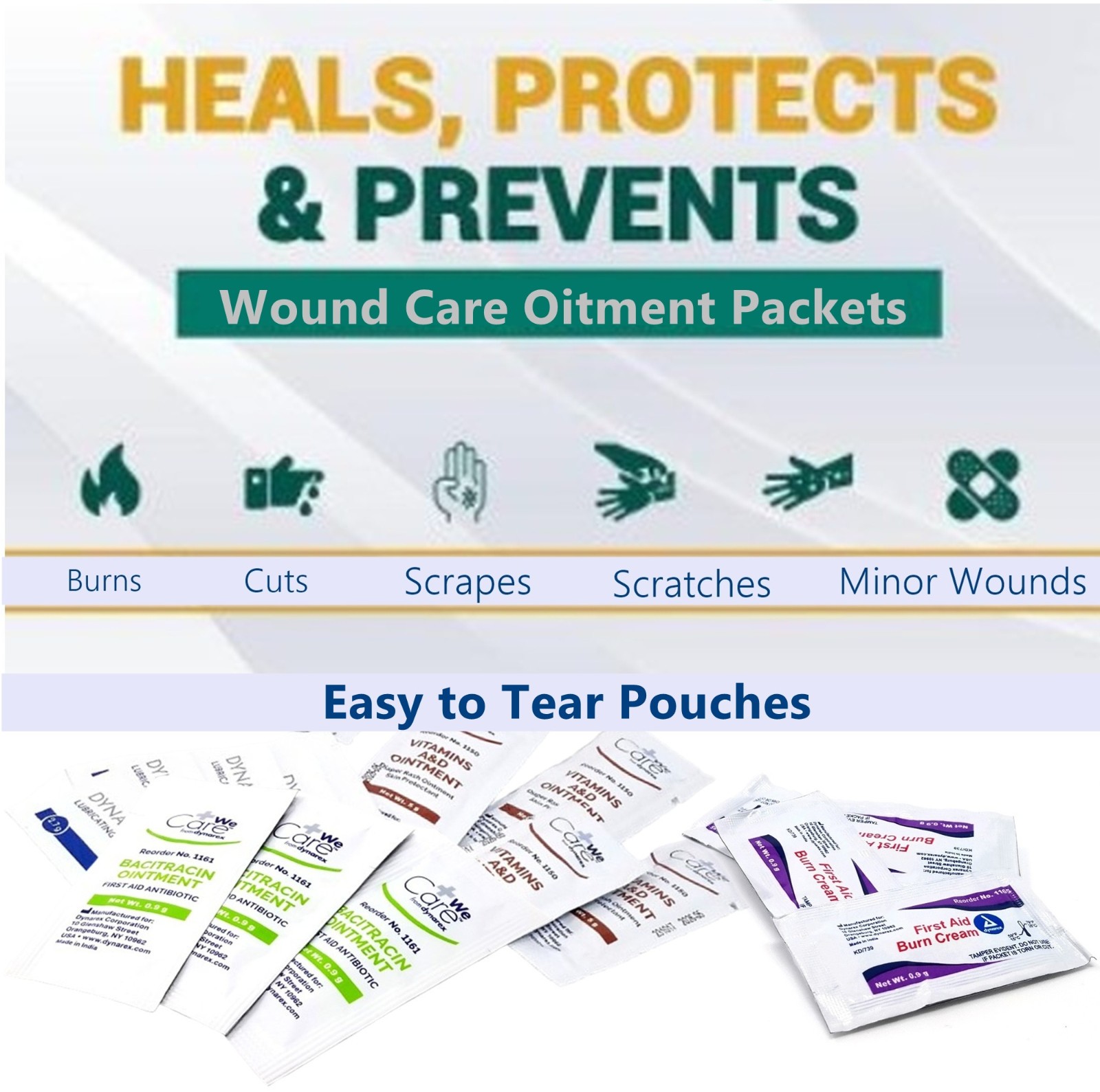 70 Pcs First Aid Kit for All Purpose Emergency Survival Home Car Medical Travel