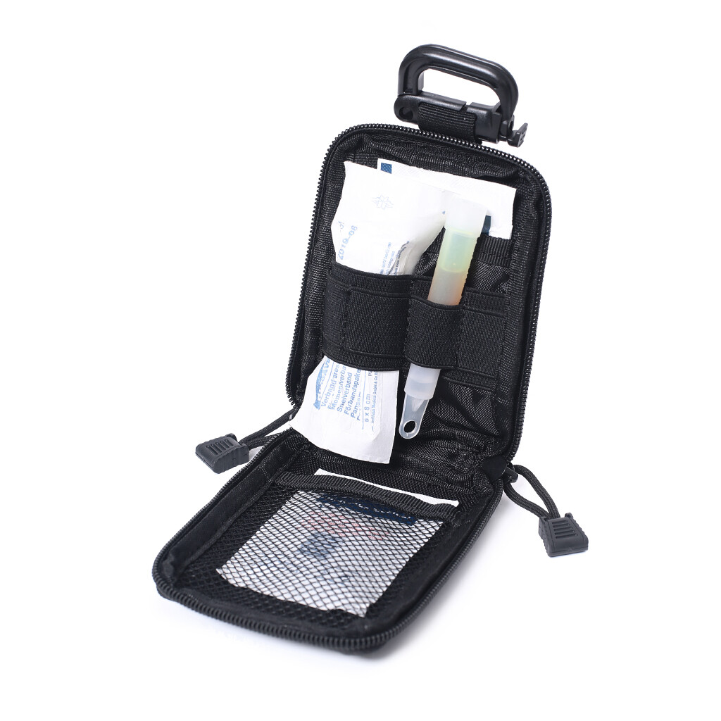 Tactical Molle First Aid EDC Pouch Military Mini Utility Tool Storage Pack Black