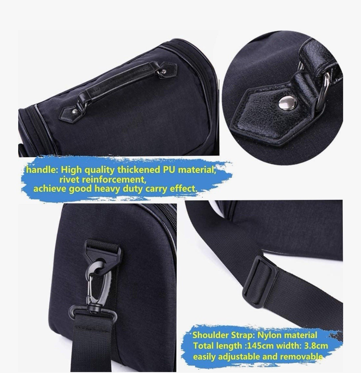 Waterproof Bag Bag Travel Outdoor Storage Bag,Doctor Bag with Shoulder Strap