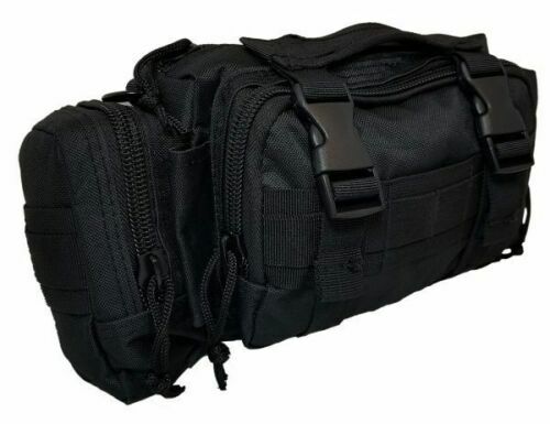ELITE FIRST AID Rapid Response Bag STOCKED Tactical Medic Trauma Kit Bag BLACK