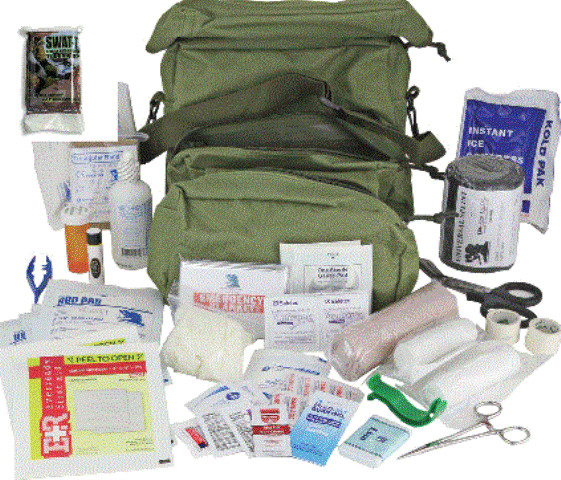 M-3 Tri-Fold Medic Bag Kit w/ SWAT Tourniquet